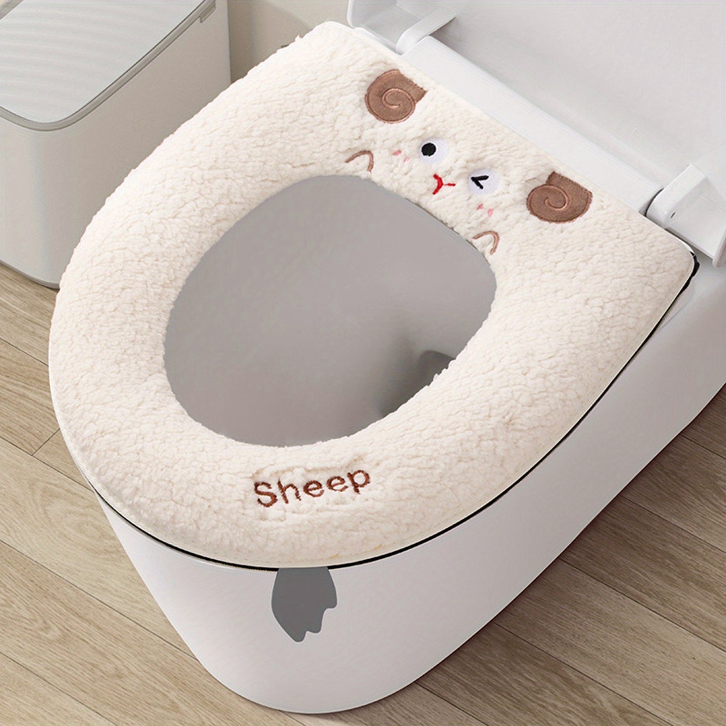 Thickened Toilet Seat Warm Winter Paste Toilet Seat Toilet Seat Cartoon Toilet Seat For Household Use